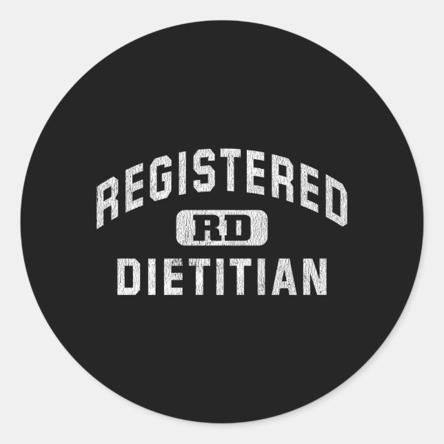 Adesivo Nutricionista Dieticiano Registrado (Frente)