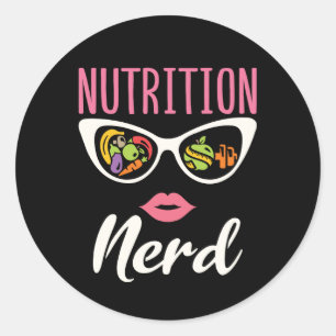 Adesivo Nutricionista do Nerd