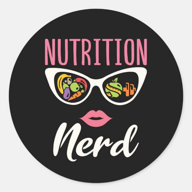 Adesivo Nutricionista do Nerd (Frente)