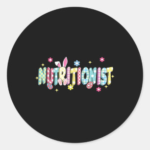 Adesivo Nutricionista Retro Groovist Bunny Ear Engraçado P