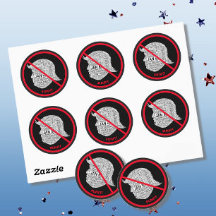 Adesivo Nuvem de Palavras Anti-Donald-Trump