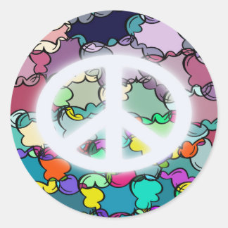 Adesivo nuvem de paz