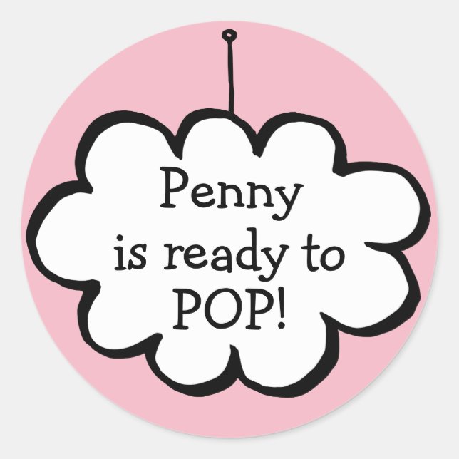 Adesivo Nuvem numa Corda Pronta a Rebentar (Frente)