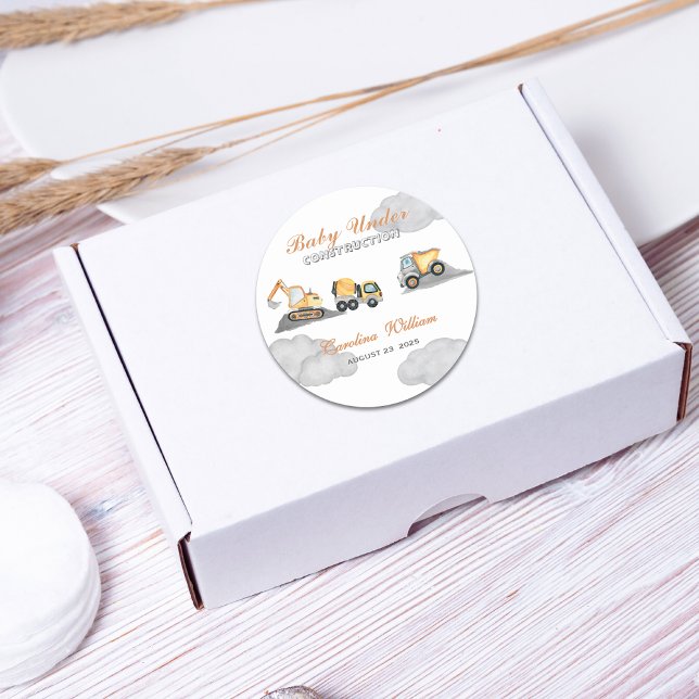 Adesivo Nuvens bebê em chá de fraldas (Criador carregado)