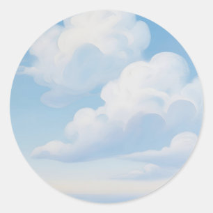 Adesivo Nuvens Céu Azul Sonhador