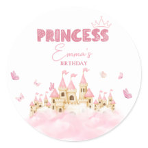 Nuvens de Borboletas do Castelo da Princesa Rosa