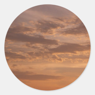 Adesivo Nuvens do Pôr do Sol II Pastel Abstrato Natureza