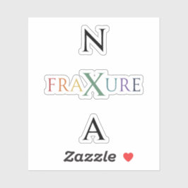 Adesivo NXA : Merchandising do Estado FraXure álbum K-Pop