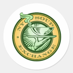 Adesivo NY Sapos Redondos para Troca de Sopas