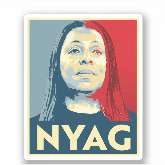 Adesivo NYAG Letitia James (Frente)