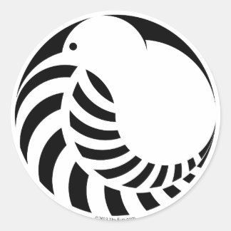 Adesivo NZ Kiwi / Silver Fern Emblem