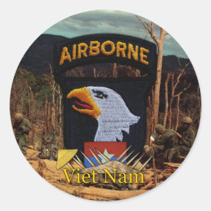 Adesivo o 101st nam de Vietnam da divisão aerotransportad