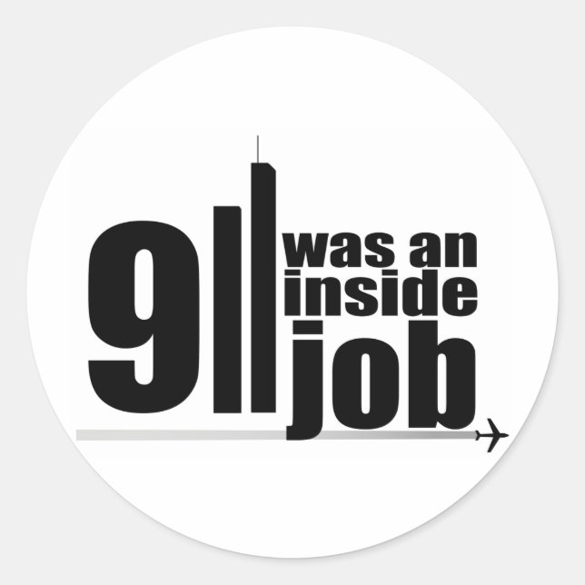 Adesivo O 911 foi um trabalho de dentro (Frente)