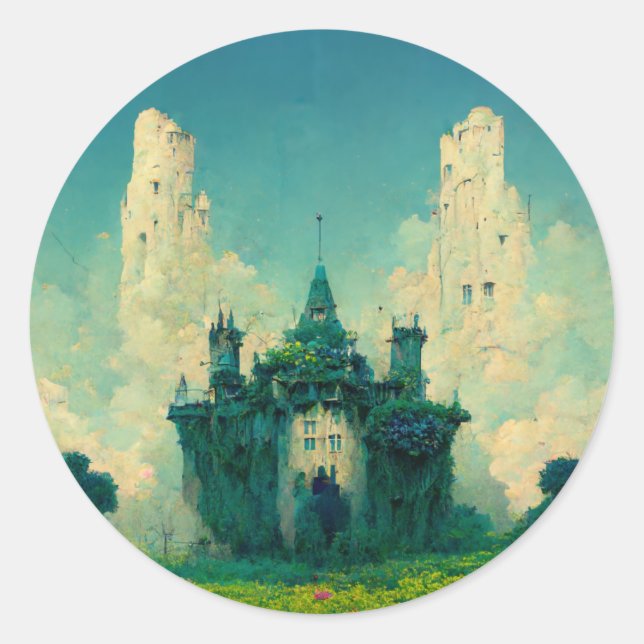 Adesivo O Abandonado Chateau Fantasy Sci-Fi (Frente)