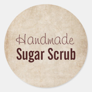 Adesivo O açúcar Handmade esfrega