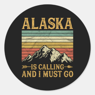 Adesivo O Alaska Está Ligando E Eu Preciso Ir