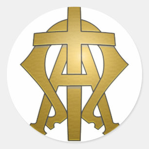 Adesivo O Alpha e o Omega Sticker