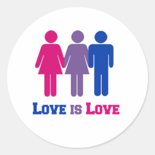 Adesivo O amor bissexual é amor