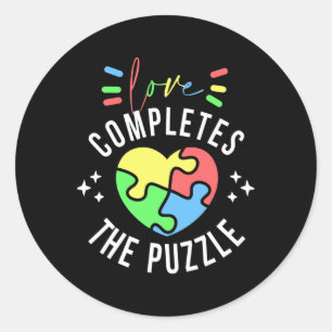 Adesivo O Amor Completa A Cotação De Consciência Do Autism
