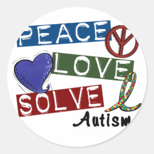 ADESIVO O AMOR DA PAZ RESOLVE O AUTISMO
