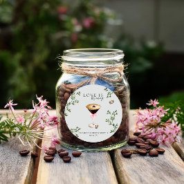 Adesivo O amor é a criação | Chá de panela Espresso Martin