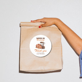 Adesivo O amor é criar café Chá de panela francês