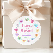 O Amor É Doce Dia dos Namorados Doces Chuveiro de 