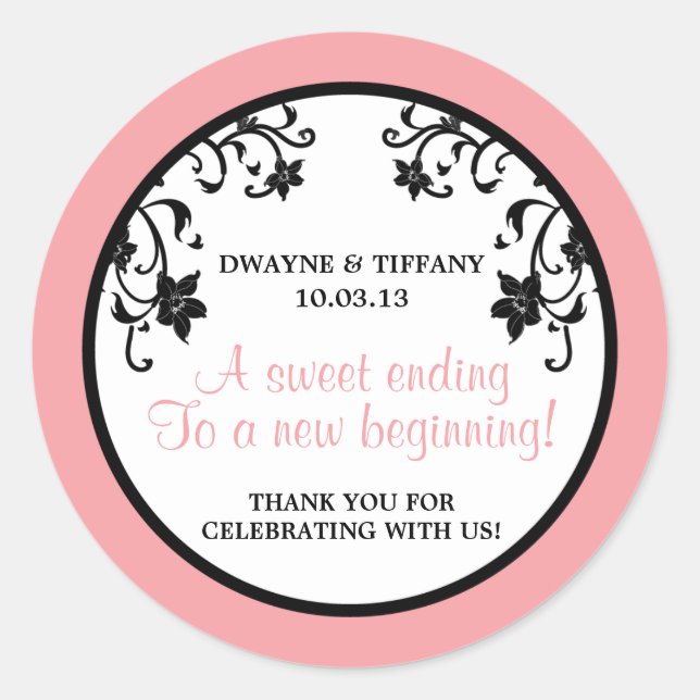 Adesivo O amor é doce - Flores (Frente)