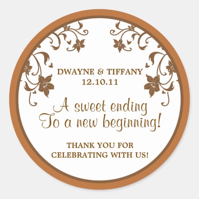 Adesivo O amor é doce - Flores (Frente)