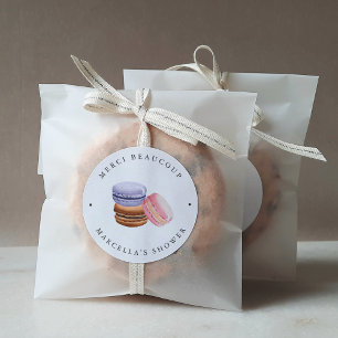 Adesivo O Amor é Doce (Macarons) Chá de Noiva