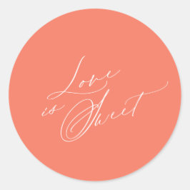 Adesivo O Amor é Doce – Romântico