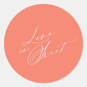 Adesivo O Amor é Doce – Romântico