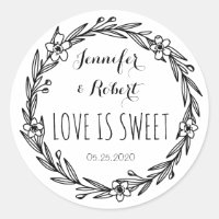 O amor é doce | Vinheta Monograma