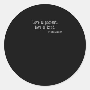 Adesivo O Amor É Paciente O Amor É Gentil Desenho De Fé Cr