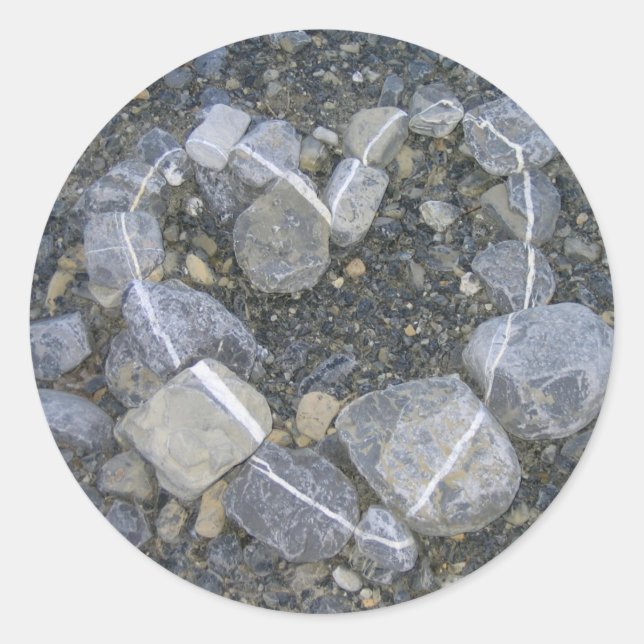 Adesivo O amor é Rock Solid (Frente)