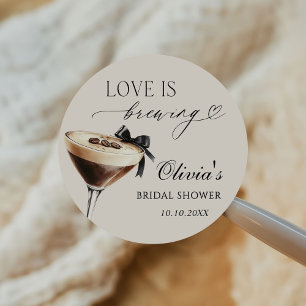 Adesivo O Amor Está Fermentando Brunch Espresso Martini Ch