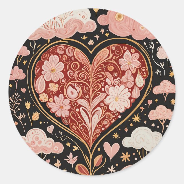 Adesivo O amor está no ar (Frente)