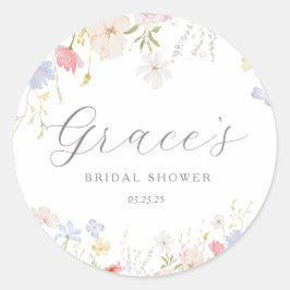 Adesivo O Amor Está No Bloom Chá de panela.