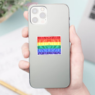 Adesivo O amor LGBTQ LGBT Orgulho gay do Arco-Íris é amor