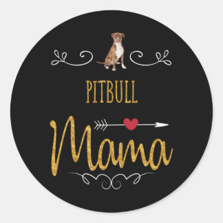 Adesivo O amor Pitbull tanto à mamãe