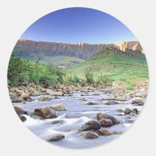Adesivo O Anfiteatro E O Rio Tugela Em Drakensberg