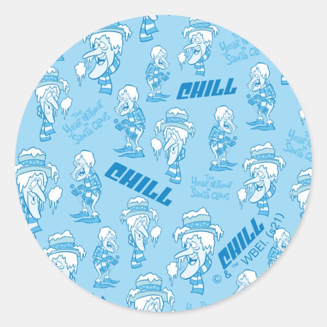 Adesivo O ANO SEM PADRÃO SANTA CLAUS™ Snow Miser (Frente)