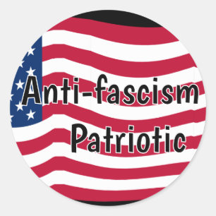 Adesivo O anti-fascismo é Patriótico