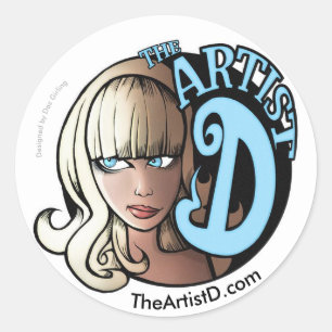 Adesivo O artista D de Daz Girling Sticker (pequeno)