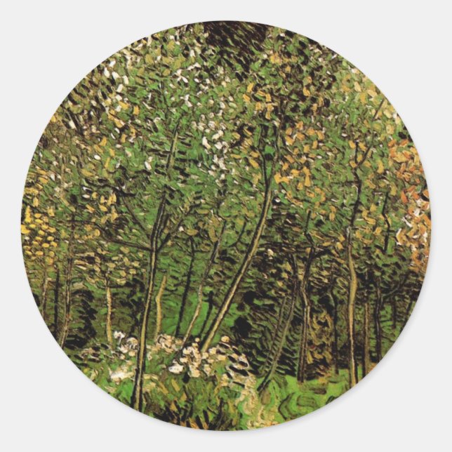 Adesivo O arvoredo por Vincent van Gogh (Frente)