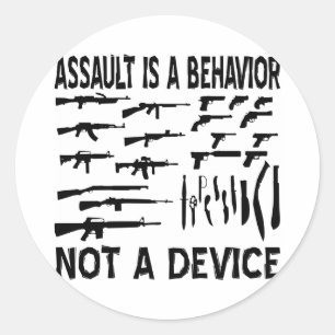 Adesivo O Assault É Um Comportamento Que Não É Um Dispo