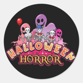 Adesivo O Assustador do Halloween provoca horror