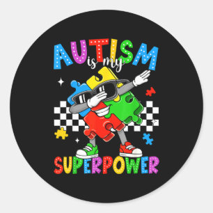 Adesivo O autismo é um superpoder consciência do autismo d