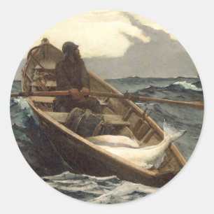 Adesivo O Aviso de Nevoeiro de Winslow Homer