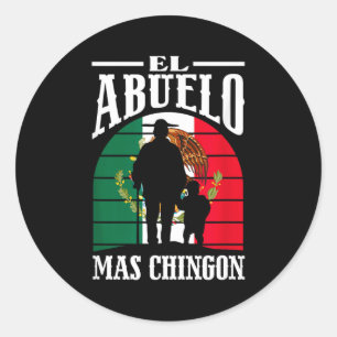Adesivo O Avô Mais Chingon Engraçado México Mexicano